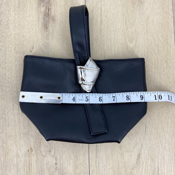 Brandon Maxwell For Merit Vegan Leather Clutch Handbag - Picture 10 of 14